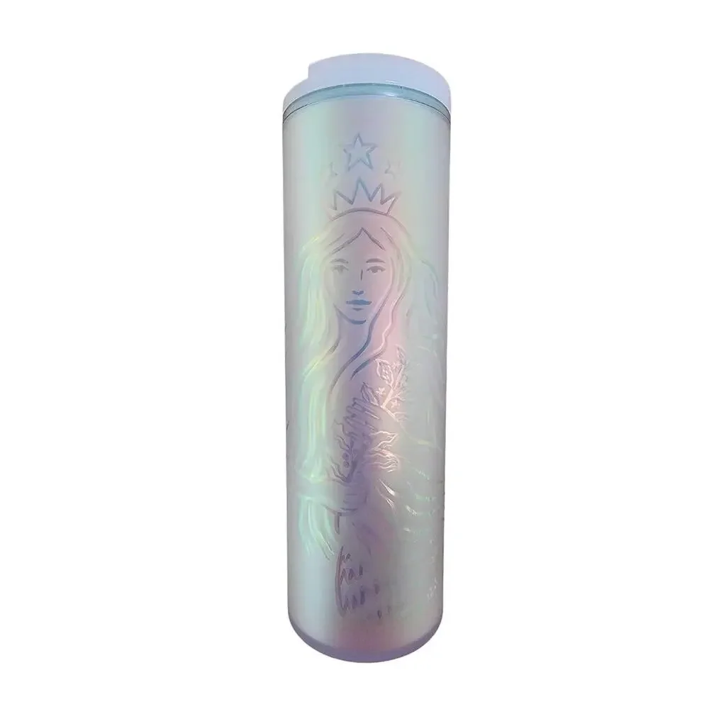 Starbucks Summer 2021 Limited 16 oz Frosted Siren Tumbler Tall Travel Cup